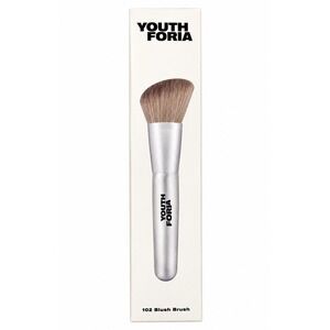 Youth Foria Angled Blush Brush 102 Soft Synthetic Cruelty Free Makeup Brush New